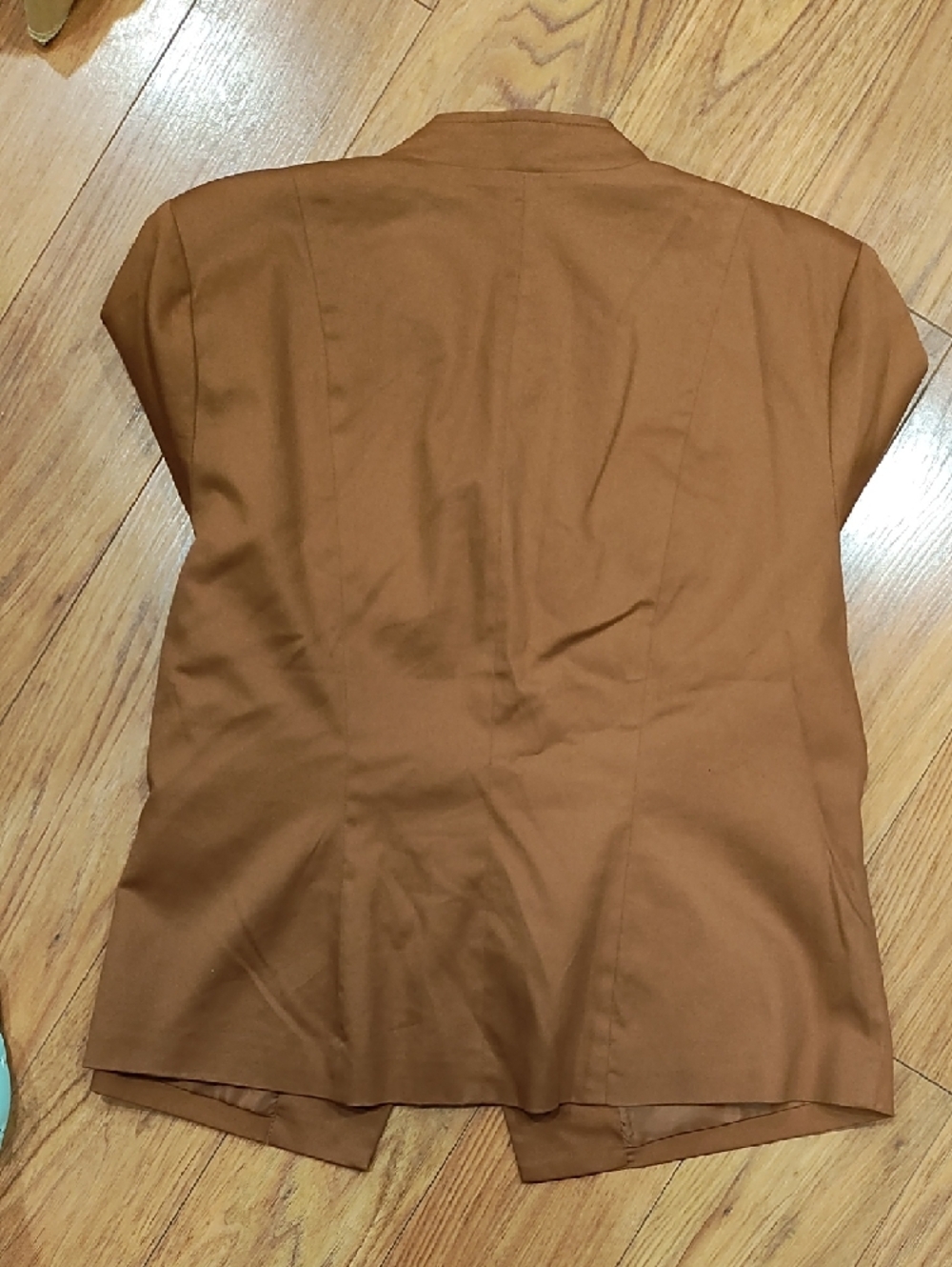 Christopher & Banks Girls' Tan-Brown Military-Style Blazer - Picture 7 of 10